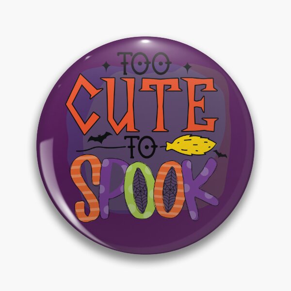 Item preview, Too Cute to Spook – Funny Halloween Bats & Witch Broom designed and sold by petpuppymania.