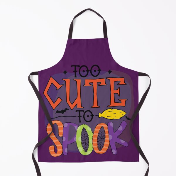 Item preview, Too Cute to Spook – Funny Halloween Bats & Witch Broom designed and sold by petpuppymania.