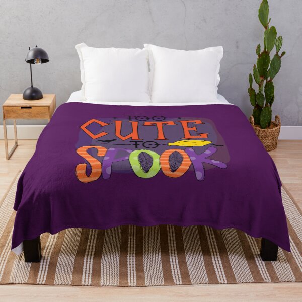 Item preview, Too Cute to Spook – Funny Halloween Bats & Witch Broom designed and sold by petpuppymania.