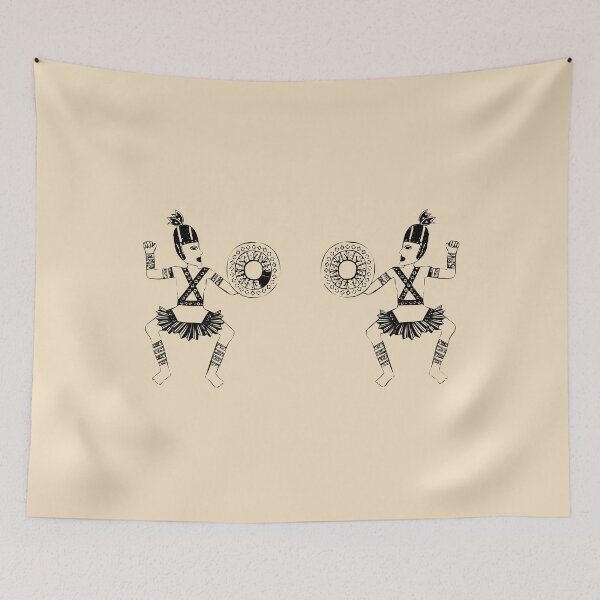 Item preview, African Warrior Dance – Tribal Silhouette Art designed and sold by lalatrash.