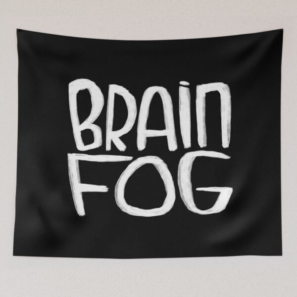 Item preview, Brain fog designed and sold by badlydrawnbabe.