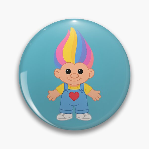 Item preview, Rainbow Troll Doll  designed and sold by Vivienne Antoinette.