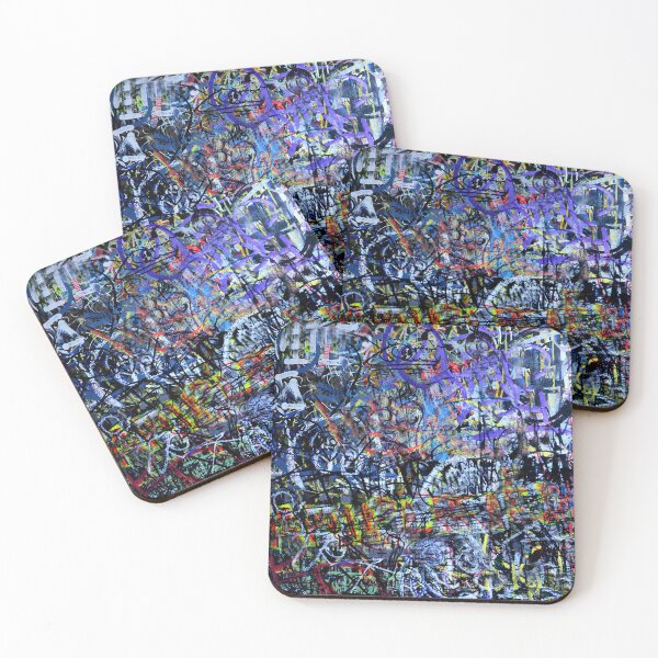 Item preview, Urban Industrial Graffiti-Inspired Abstract Aesthetic Art designed and sold by DEC02.