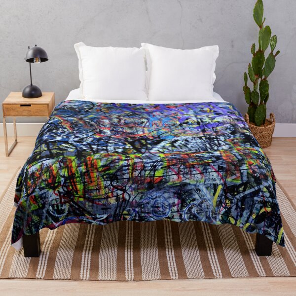 Item preview, Urban Industrial Graffiti-Inspired Abstract Aesthetic Art designed and sold by DEC02.