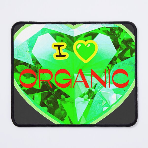 Item preview, Love Organic – Green Heart Eco Hemp Design ? designed and sold by Oriam Vision - Gaia Essence.