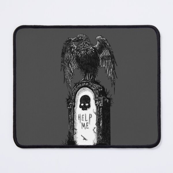 Item preview, crow on tombstone designed and sold by MickeyEdwards.