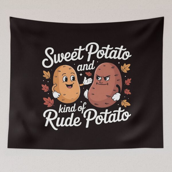 Item preview, Sweet Potato And Kind Of Rude Potato designed and sold by Redgiant87x.