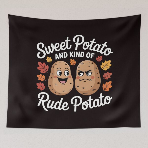 Item preview, Sweet Potato And Kind Of Rude Potato designed and sold by Redgiant87x.