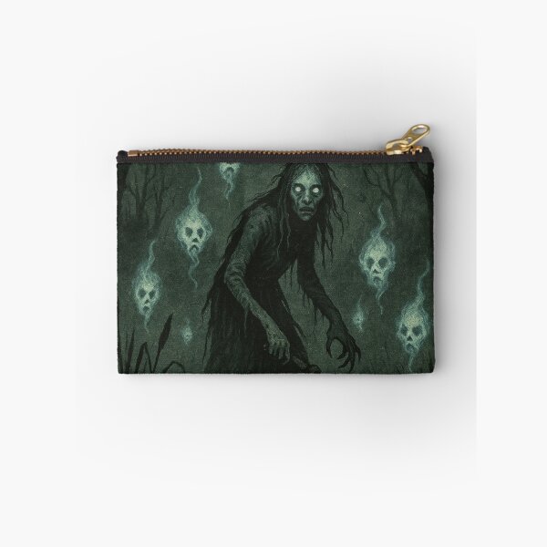 Item preview, Slavic Folk Horror – Will-o’-Wisp Marsh Witch – Vintage Dark Art | Slavic Bestiary designed and sold by JacobKAurumhead.