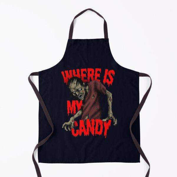 Item preview, Zombie Halloween Art – Where Is My Candy designed and sold by MyWittyThings.