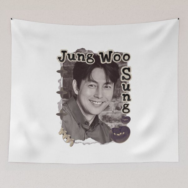 Item preview, Jung Woo-sung Korean Actor K-Drama Scrapbook Collage Cozy Y2K Vintage Design designed and sold by HELL0WBELLO.