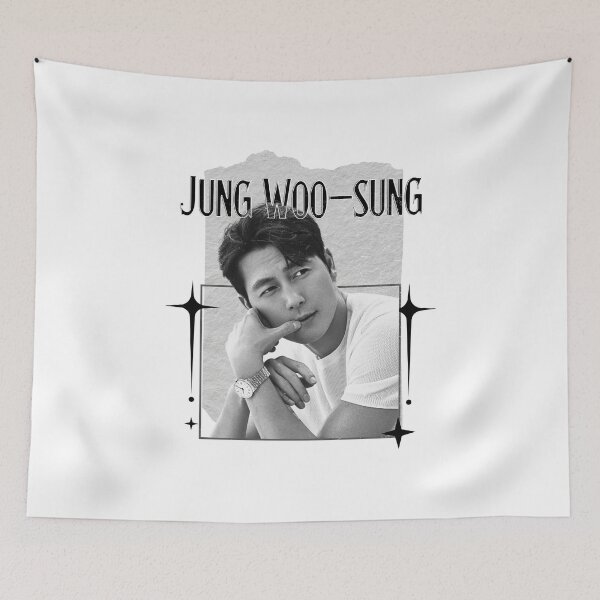 Item preview, Jung Woo-sung Korean Actor K-Drama Scrapbook Collage Cozy Y2K Vintage Design designed and sold by HELL0WBELLO.