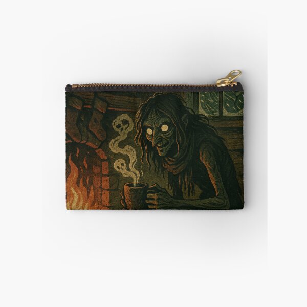 Item preview, Slavic Folk Horror – Chochlik by the Hearth – Vintage Dark Art | Slavic Bestiary designed and sold by JacobKAurumhead.