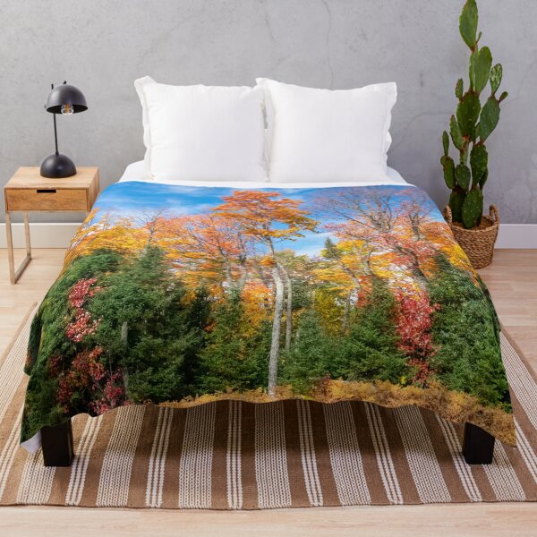 Item preview, Fall Foliage on Tall Trees in Northern Michigan designed and sold by KillNFuel.