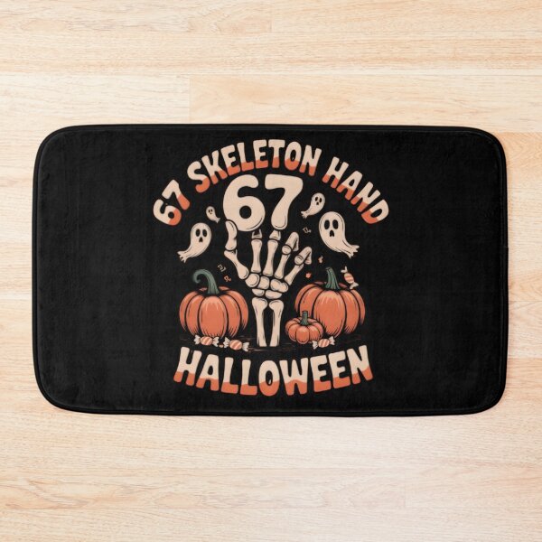 Item preview, 67 Skeleton Hand Halloween Retro Spooky Design | Vintage Skeleton Art for Halloween Lovers designed and sold by Avenius Graphics.
