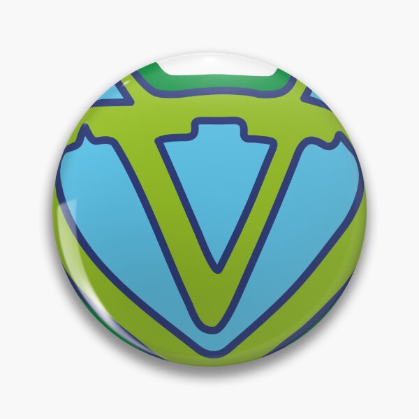 Item preview, Personalized Superhero Badge - Animal Titero - Blue and Green - Letter V designed and sold by Titero-ch.