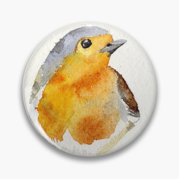 Item preview, Watercolour Robin on Snowy Post designed and sold by MaryAnneHarding.