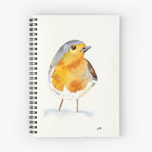 Item preview, Watercolour Robin on Snowy Post designed and sold by MaryAnneHarding.