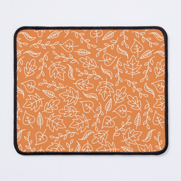 Item preview, orange falling leaves pattern designed and sold by winterpumpkin.