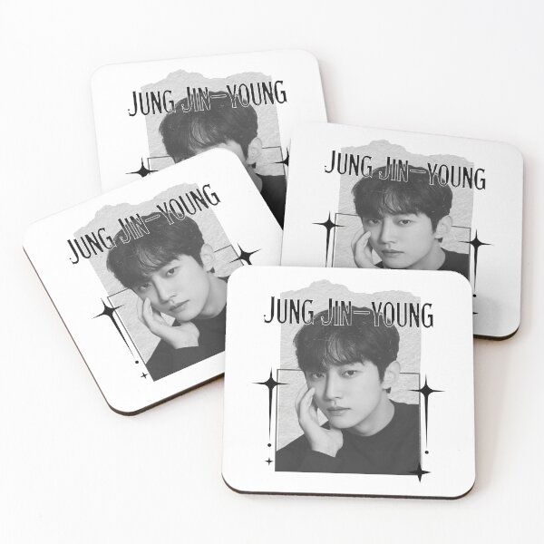 Item preview, Jung Jin-young Korean Actor K-Drama Scrapbook Collage Cozy Y2K Vintage Design designed and sold by HELL0WBELLO.