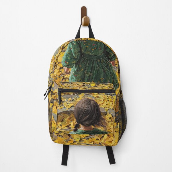 Item preview, Autumn Leaves and Child in Green Dress designed and sold by Shannon Hilson.