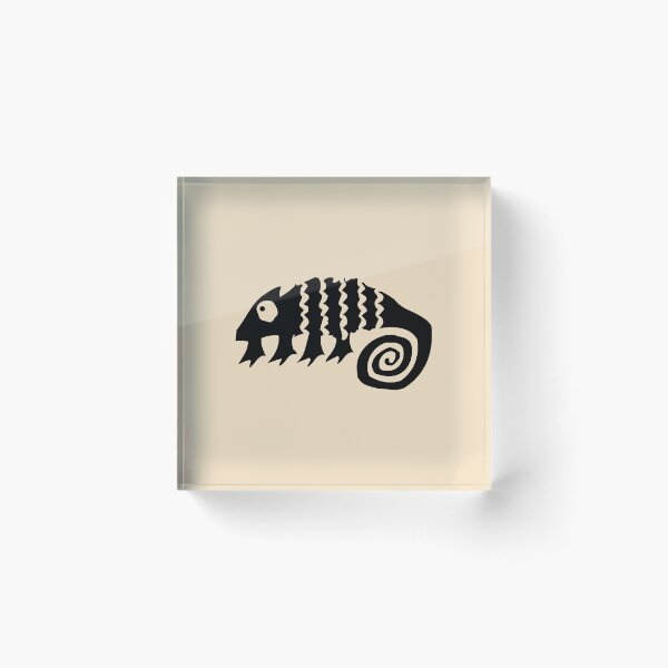 Item preview, African Tribal Gecko – Symbol of Protection and Luck designed and sold by lalatrash.