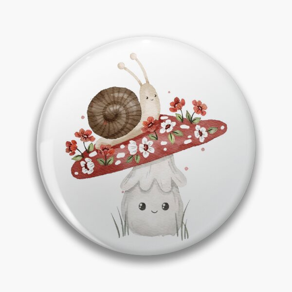 Item preview, Cute mushroom with snail  designed and sold by MonaLisaStore.
