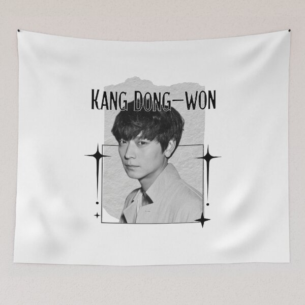 Item preview, Kang Dong-won (강동원) Korean Actor K-Drama Scrapbook Collage Cozy Y2K Vintage Design designed and sold by HELL0WBELLO.