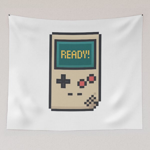Item preview, Ready Player — Retro Gameboy Pixel Art Design designed and sold by AddictiveDesign.