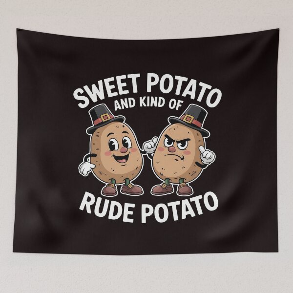 Item preview, Sweet Potato And Kind Of Rude Potato designed and sold by Redgiant87x.