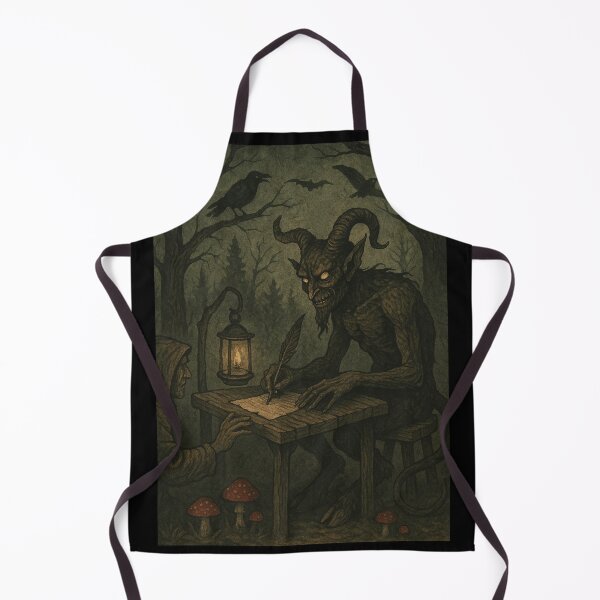 Item preview, Slavic Folk Horror – Deal with the Devil at Dusk – Vintage Dark Art | Slavic Bestiary designed and sold by JacobKAurumhead.