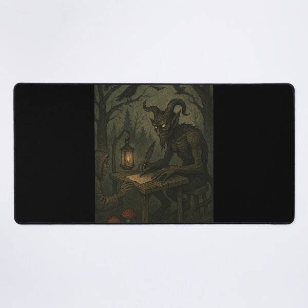 Item preview, Slavic Folk Horror – Deal with the Devil at Dusk – Vintage Dark Art | Slavic Bestiary designed and sold by JacobKAurumhead.