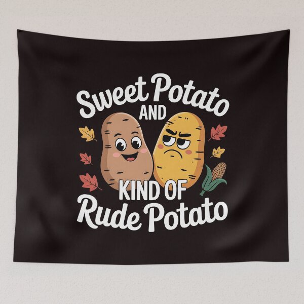 Item preview, Sweet Potato And Kind Of Rude Potato designed and sold by Redgiant87x.