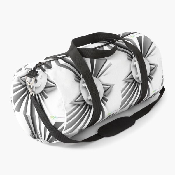 Item preview, Futuristic Bitcoin Op Art – Black and White Abstract Illusion designed and sold by Benito Del Ray.