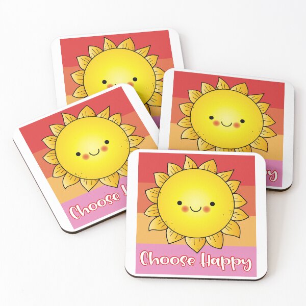 Item preview, Choose Happy – Colorful Sunshine Positivity Design designed and sold by Educlips.