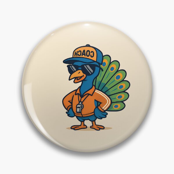 Item preview, Dad Coach - Cool Peacock designed and sold by aylastyle.