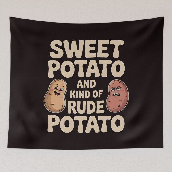 Item preview, Sweet Potato And Kind Of Rude Potato designed and sold by Redgiant87x.