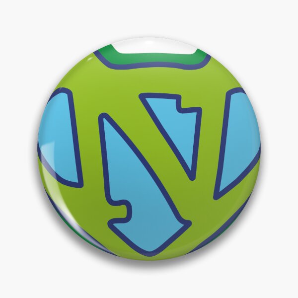 Item preview, Personalized superhero badge - Animal title - Blue and green - Letter N designed and sold by Titero-ch.