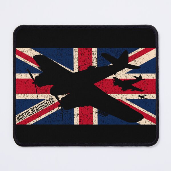 Item preview, Bristol Beaufighter British WW2 Plane Patriotic UK Flag designed and sold by MilitaryMart.