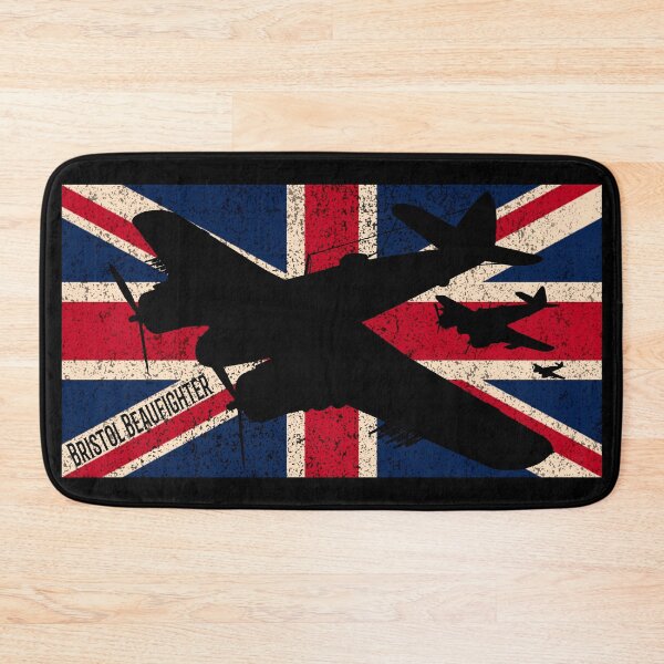Item preview, Bristol Beaufighter British WW2 Plane Patriotic UK Flag designed and sold by MilitaryMart.