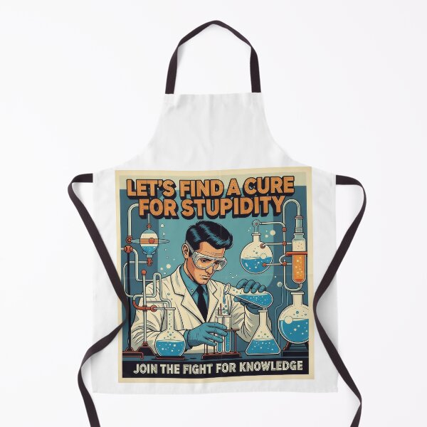 Item preview, Let's find a cure for stupidity designed and sold by Funktastic Designs.