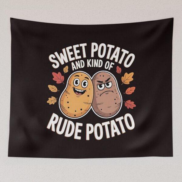 Item preview, Sweet Potato And Kind Of Rude Potato designed and sold by Redgiant87x.
