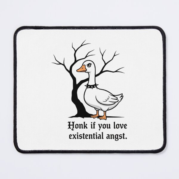 Item preview, Goth Goose – Honk If You Love Existential Angst designed and sold by Whisky1111.