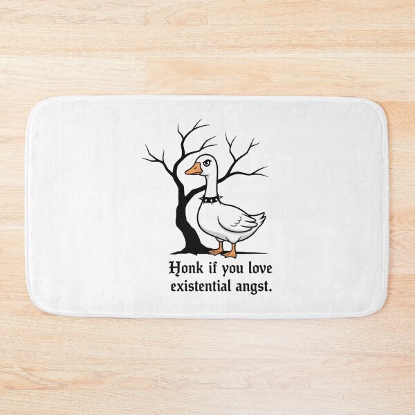 Item preview, Goth Goose – Honk If You Love Existential Angst designed and sold by Whisky1111.