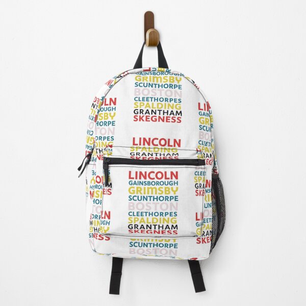 Item preview, Lincolnshire Towns Typography Art – Bold Colourful Word Design designed and sold by Kray80.