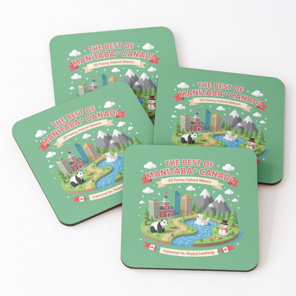 Item preview,   The Best of Manitoba Canada – 3D Funny Sketch,  designed and sold by PaintMeWorld.