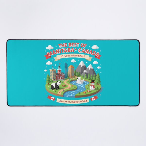 Item preview,   The Best of Manitoba Canada – 3D Funny Sketch,  designed and sold by PaintMeWorld.