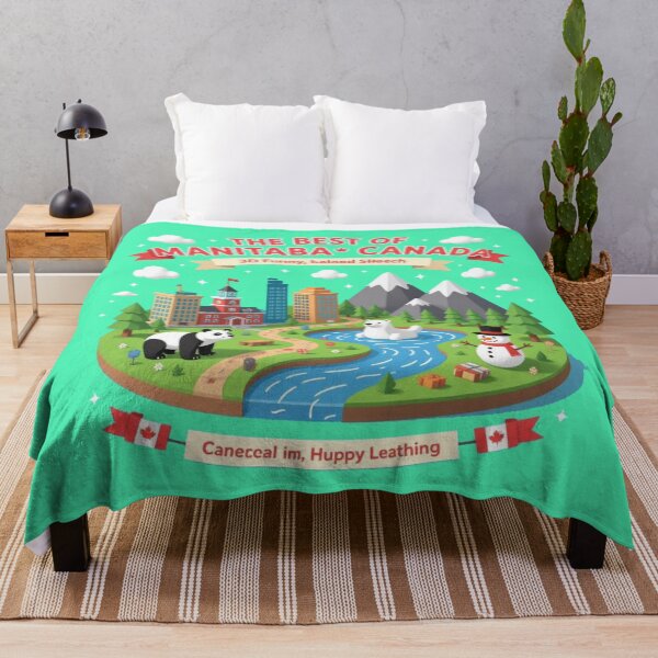 Item preview, The Best of Manitoba Canada – 3D Funny Sketch, designed and sold by PaintMeWorld.