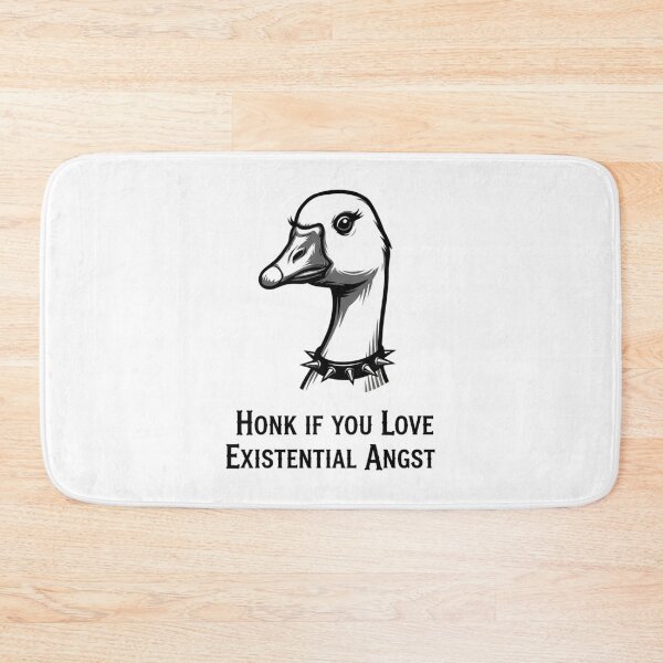 Item preview, Goth Goose – Honk If You Love Existential Angst designed and sold by Whisky1111.