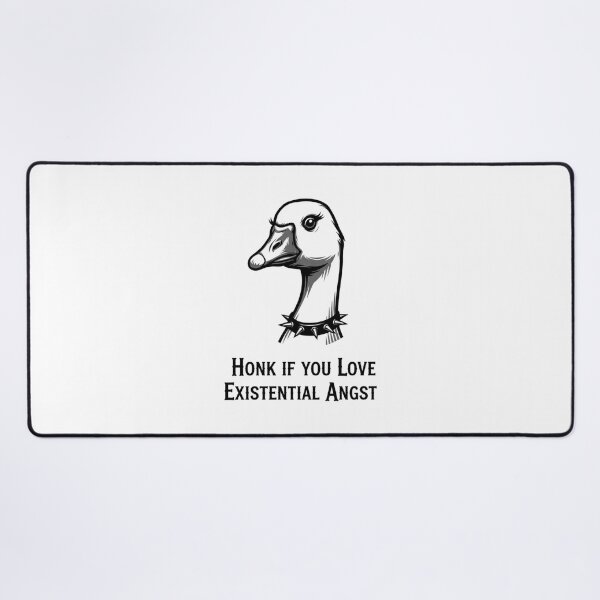 Item preview, Goth Goose – Honk If You Love Existential Angst designed and sold by Whisky1111.